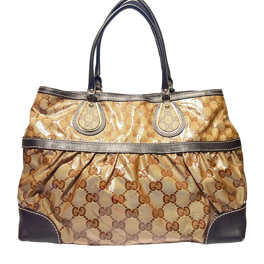 Gucci mix crystal shoulder logo bag medium rare - Picture 2 of 16